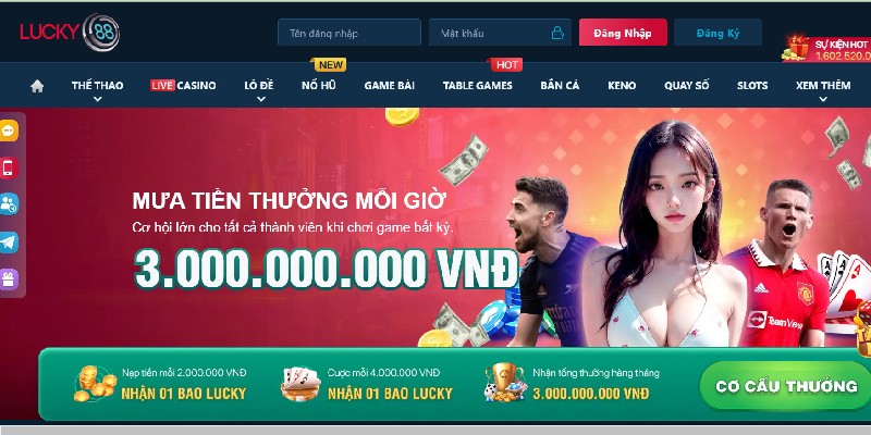 Nhận bao Lucky88 để 100% trúng thưởng